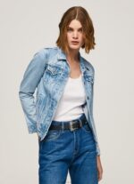 Women Denim Pepe Jeans Slim Fit Denim Jacket 60J40102 - Image 2