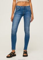 Women Denim Pepe Jeans Soho Midrise Skinny Fit Jeans 60J4048 - Image 2