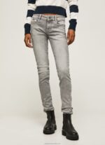 Women Denim Pepe Jeans Soho Midrise Skinny Fit Jeans 60J4049 - Image 2