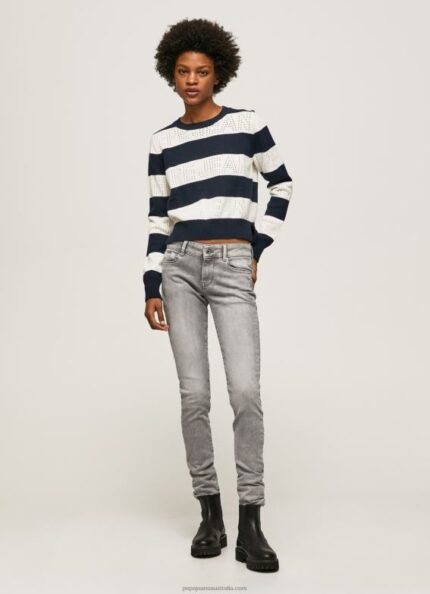 Women Denim Pepe Jeans Soho Midrise Skinny Fit Jeans 60J4049