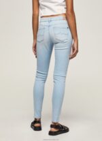 Women Denim Pepe Jeans Soho Midrise Skinny Fit Jeans 60J4053 - Image 4