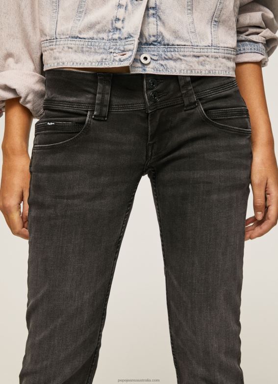 Women Denim Pepe Jeans Venus Low Rise Regular Fit Jeans 60J4015 - Image 3