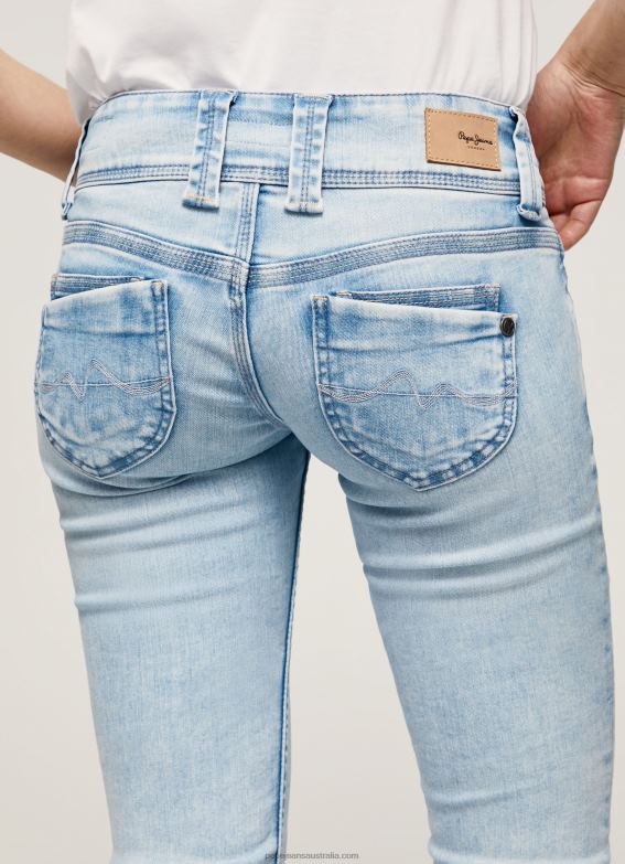 Women Denim Pepe Jeans Venus Low Rise Regular Fit Jeans 60J4023 - Image 5