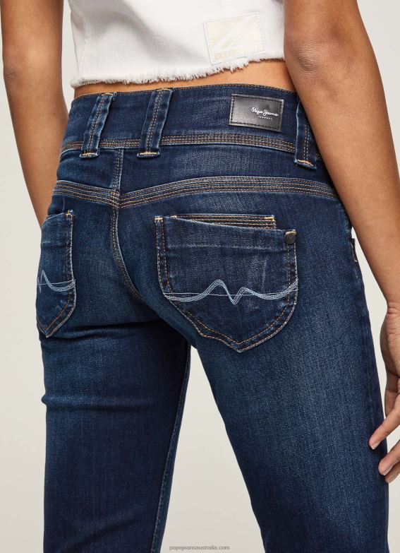 Women Denim Pepe Jeans Venus Low Rise Regular Fit Jeans 60J4030 - Image 5