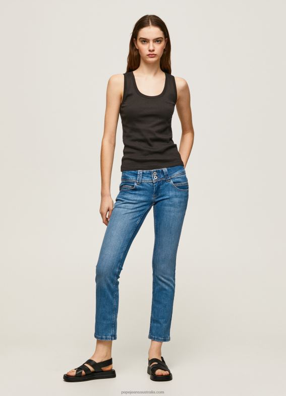 women_denim_pepe_jeans_venus_regular_fit_low_waist_jeans_60j4033.jpg Women Denim Pepe Jeans Venus Regular Fit Low Waist Jeans 60J4033 - Image 1