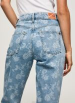 Women Denim Pepe Jeans Violet High Waisted Relaxed Fit Jeans 60J4077 - Image 5