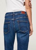 Women Denim Pepe Jeans Violet Mom Carrot Fit High Waist Jeans 60J4081 - Image 5