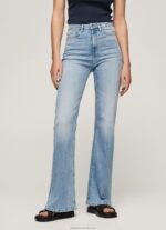 Women Denim Pepe Jeans Willa High Waisted Flared Fit Jeans 60J4059 - Image 2
