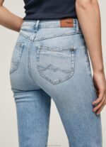 Women Denim Pepe Jeans Willa High Waisted Flared Fit Jeans 60J4059 - Image 5