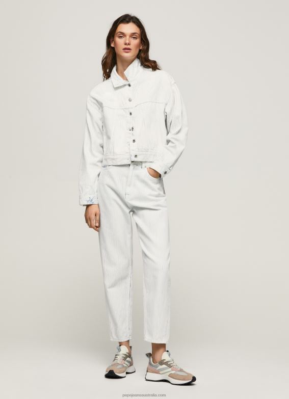 Women Denim Pepe Jeans Willow High Waisted Tapered Fit Jeans 60J4066 - Image 2