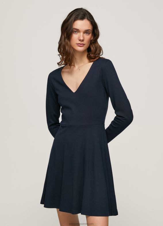 women_dulwich_pepe_jeans_collie_short_dress_60j40172.jpg Women Dulwich Pepe Jeans Collie Short Dress 60J40172 - Image 1