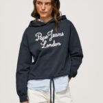 Women Dulwich Pepe Jeans Embroidered Logo Cotton Jumper 60J40268