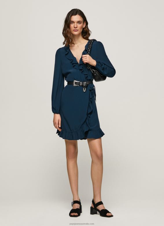 women_dulwich_pepe_jeans_esha_wrapping_short_dress_60j40158.jpg Women Dulwich Pepe Jeans Esha Wrapping Short Dress 60J40158 - Image 1