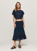 Women Dulwich Pepe Jeans Laced Skirt 60J40535