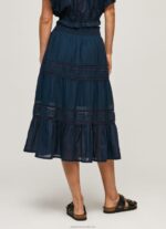 Women Dulwich Pepe Jeans Laced Skirt 60J40535 - Image 4