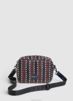 Women Dulwich Pepe Jeans Zig Zag Fabric Crossbody Bag 60J40738