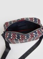 Women Dulwich Pepe Jeans Zig Zag Fabric Crossbody Bag 60J40738 - Image 3