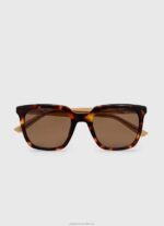 Women Gold Pepe Jeans Wayfarer Sunglasses 60J40770 - Image 2