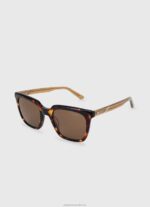 Women Gold Pepe Jeans Wayfarer Sunglasses 60J40770