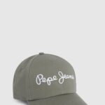 Women Harvard Khaki Pepe Jeans Embroidered Logo Basic Cap 60J40783
