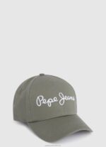 Women Harvard Khaki Pepe Jeans Embroidered Logo Basic Cap 60J40783