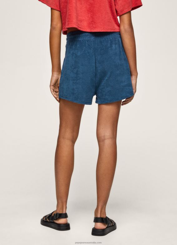 Women Jarman Pepe Jeans Embroidered Logo Sporty Shorts 60J40532 - Image 4