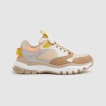 Women Light Peach Pepe Jeans Banksy Loom Combined Sneakers 60J40580