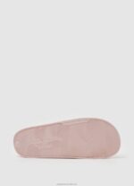 Women Light Pink Pepe Jeans Slider Knit Beach Flip Flops 60J40693 - Image 5