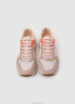 Women Mauve Pink Pepe Jeans Joy Star Soft Combined Sneakers 60J40582 - Image 2