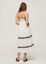 Women Mousse Pepe Jeans Embroidered Cotton Dress 60J40189 - Image 4
