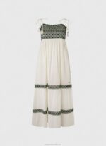 Women Mousse Pepe Jeans Embroidered Cotton Dress 60J40189 - Image 5
