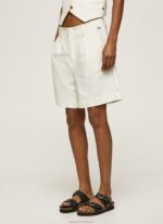 Women Mousse Pepe Jeans Flowy Bermuda Shorts 60J40475 - Image 2
