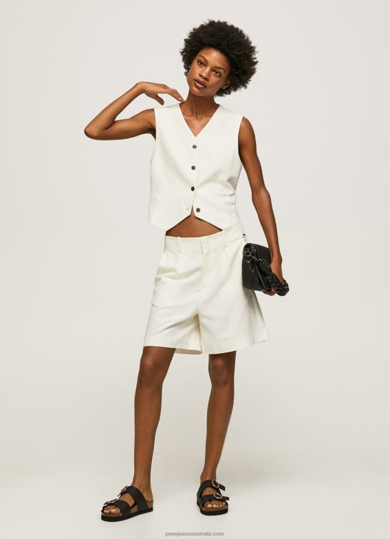 women_mousse_pepe_jeans_flowy_bermuda_shorts_60j40475.jpg Women Mousse Pepe Jeans Flowy Bermuda Shorts 60J40475 - Image 1