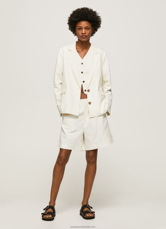 women_mousse_pepe_jeans_linen_blazer_with_double_neckline_60j40111.jpg Women Mousse Pepe Jeans Linen Blazer With Double Neckline 60J40111 - Image 1