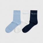 Women Multi Pepe Jeans Analia 3-Pack Socks 60J40558
