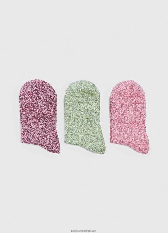 women_multi_pepe_jeans_beliz_3_pack_socks_60j40551.jpg Women Multi Pepe Jeans Beliz 3-Pack Socks 60J40551 - Image 1