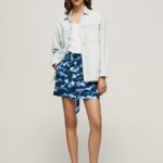 Women Multi Pepe Jeans Camouflage Print Mini Skirt 60J40500