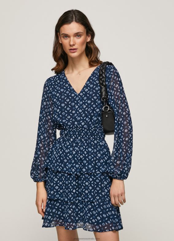 women_multi_pepe_jeans_eyra_printed_mini_dress_60j40198.jpg Women Multi Pepe Jeans Eyra Printed Mini Dress 60J40198 - Image 1