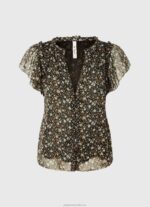 Women Multi Pepe Jeans Floral Print Chiffon Blouse 60J40367 - Image 5