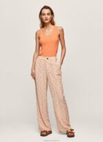 Women Multi Pepe Jeans Floral Print Straight Trousers 60J40314 - Image 2