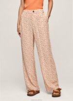 Women Multi Pepe Jeans Floral Print Straight Trousers 60J40314 - Image 3