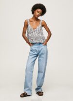 Women Multi Pepe Jeans Floral Print Tank Top 60J40334 - Image 2