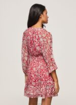 Women Multi Pepe Jeans Floral Printed Dress 60J40144 - Image 4