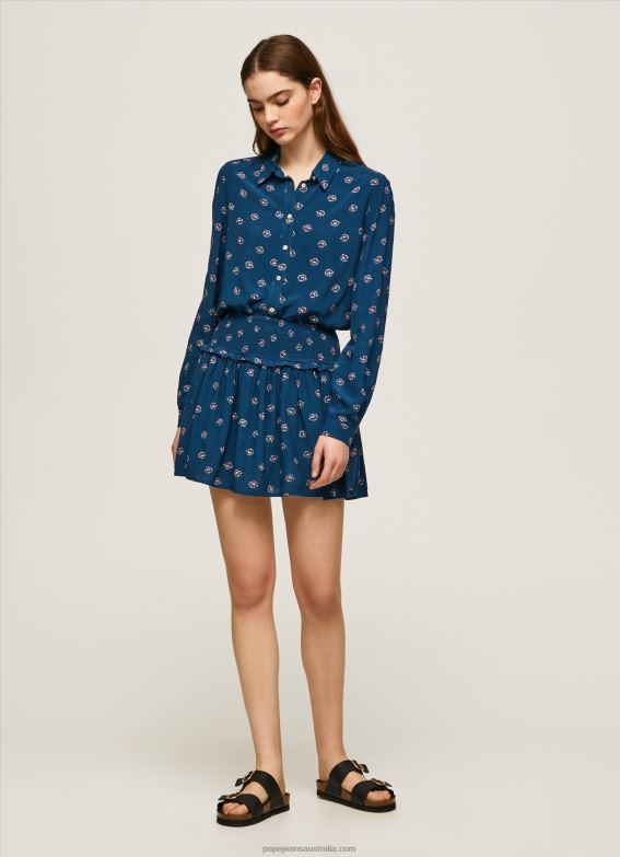 women_multi_pepe_jeans_floral_printed_skirt_60j40505.jpg Women Multi Pepe Jeans Floral Printed Skirt 60J40505 - Image 1