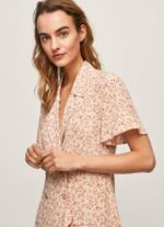 Women Multi Pepe Jeans Floral Wrapped Dress 60J40213 - Image 3