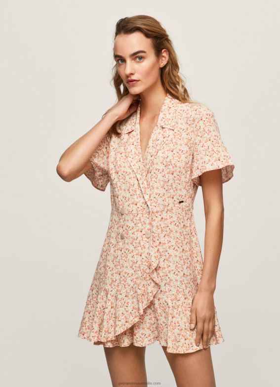 women_multi_pepe_jeans_floral_wrapped_dress_60j40213.jpg Women Multi Pepe Jeans Floral Wrapped Dress 60J40213 - Image 1