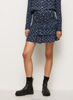 Women Multi Pepe Jeans Geometric Print Short Skirt 60J40497 - Image 2