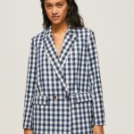 Women Multi Pepe Jeans Ginghy Check Printed Blazer 60J40136