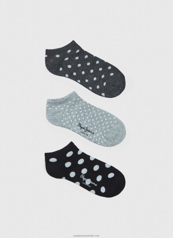 women_multi_pepe_jeans_kris_3_pack_socks_60j40556.jpg Women Multi Pepe Jeans Kris 3-Pack Socks 60J40556 - Image 1