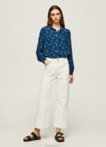 Women Multi Pepe Jeans Long Sleeved Floral Shirt 60J40371 - Image 2